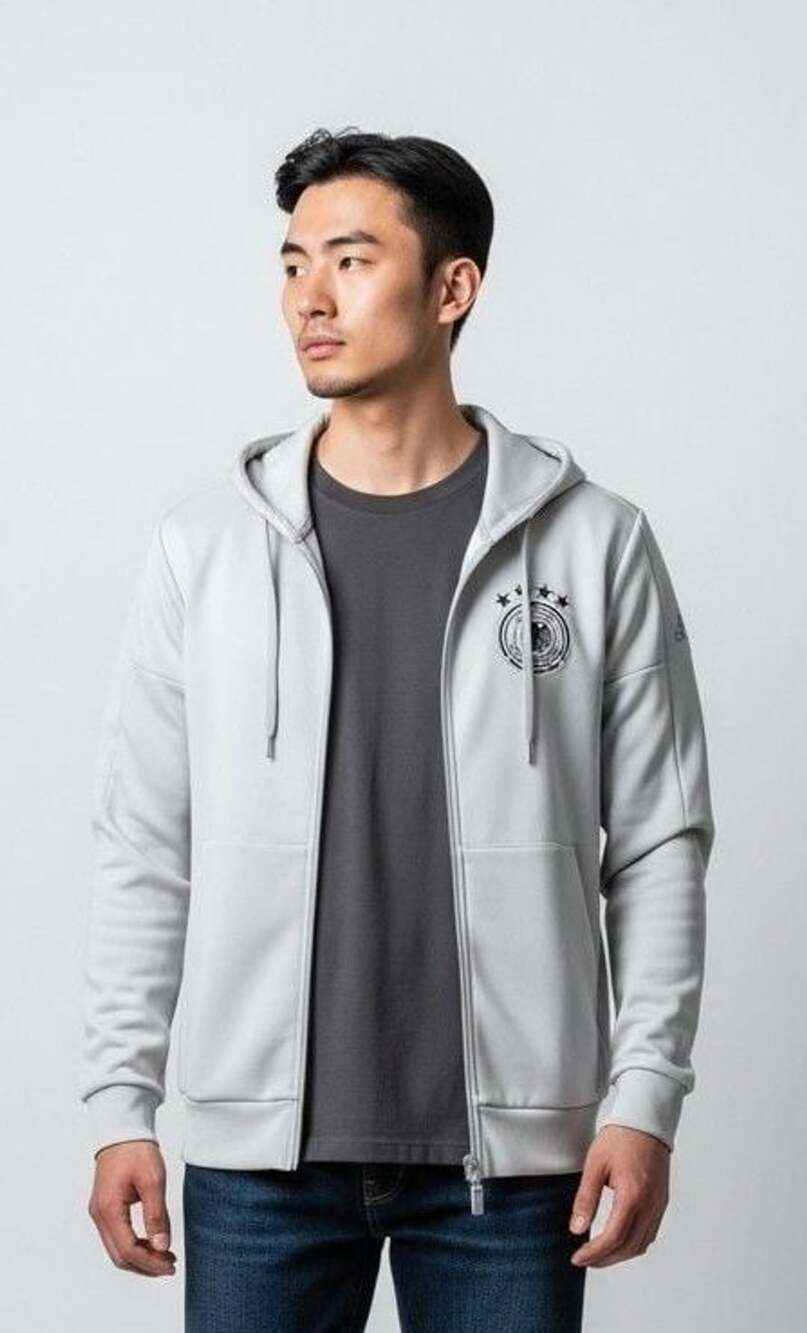 Adidas Germany ZNE Hoodie Size S White